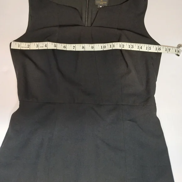 Worthington Petite Black Sheath Dress - Size 4P - Picture 10 of 11